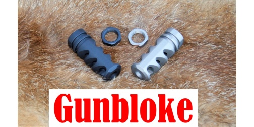 LITHGOW LA102 MUZZLE BRAKE 14x1mm RV3-REVERSE VENTING bored to suit 