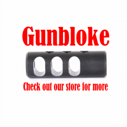 GUNBLOKE SLIM RADIAL Muzzle Brake TO SUIT HOWA NO.2 Barrels,15.9mm 